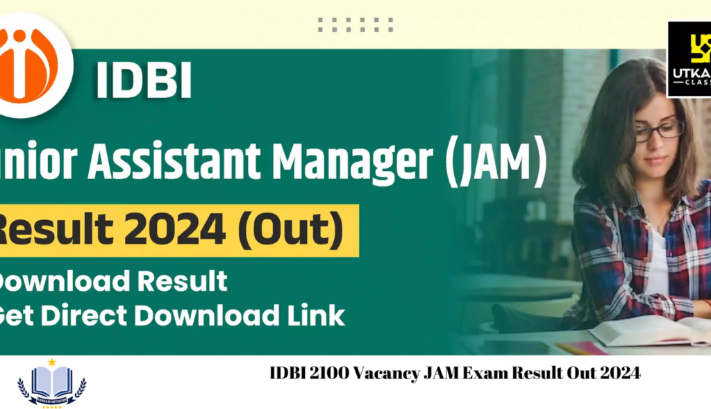 IDBI 2100 Vacancy JAM Exam Result Out 2024