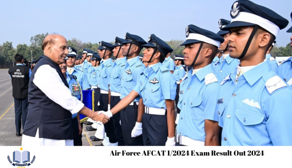 Air Force AFCAT 1/2024 Exam Result Out 2024