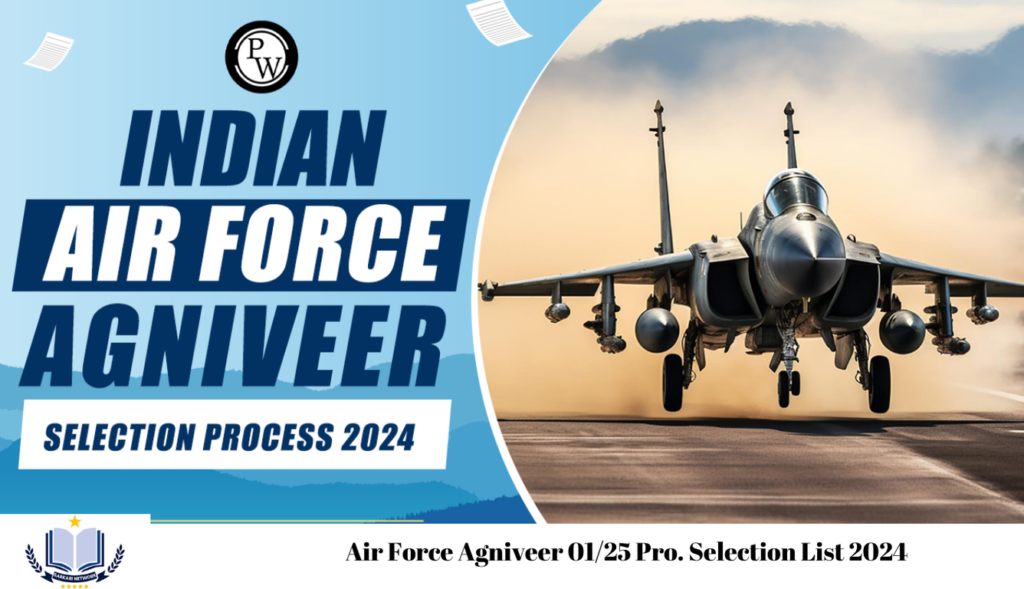 Air Force Agniveer 01/25 Pro. Selection List 2024