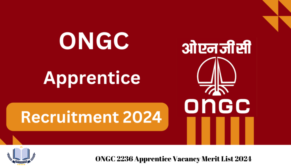 ONGC 2236 Apprentice Vacancy Merit List 2024