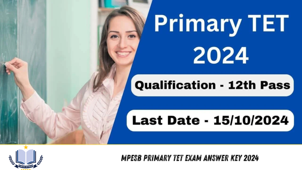 MPESB Primary TET Exam Answer Key 2024