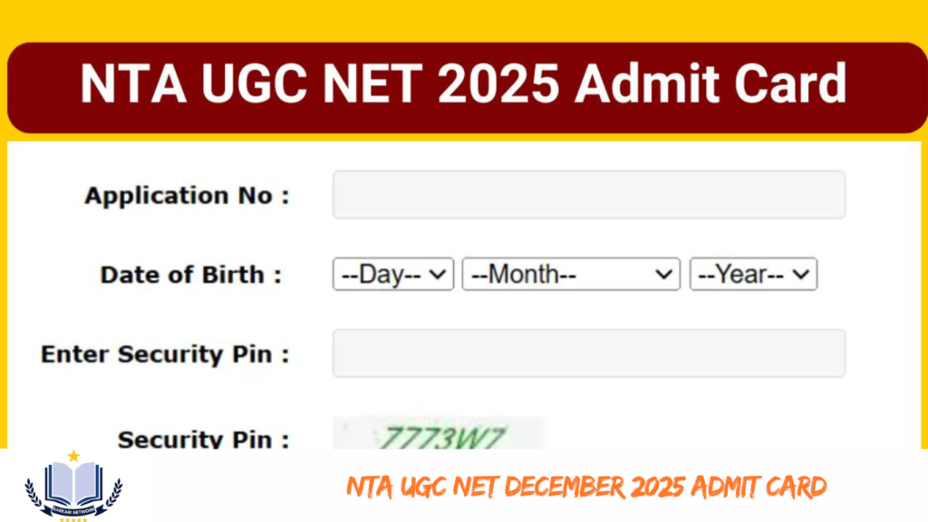 NTA UGC NET December 2025 Admit Card