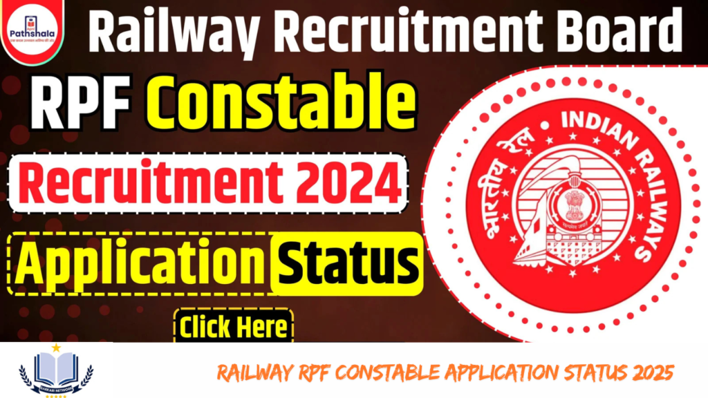 Railway RPF Constable Application Status 2025