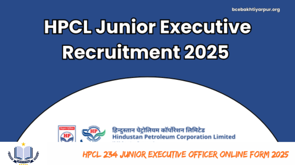 HPCL 234 Junior Executive Officer Online Form 2025