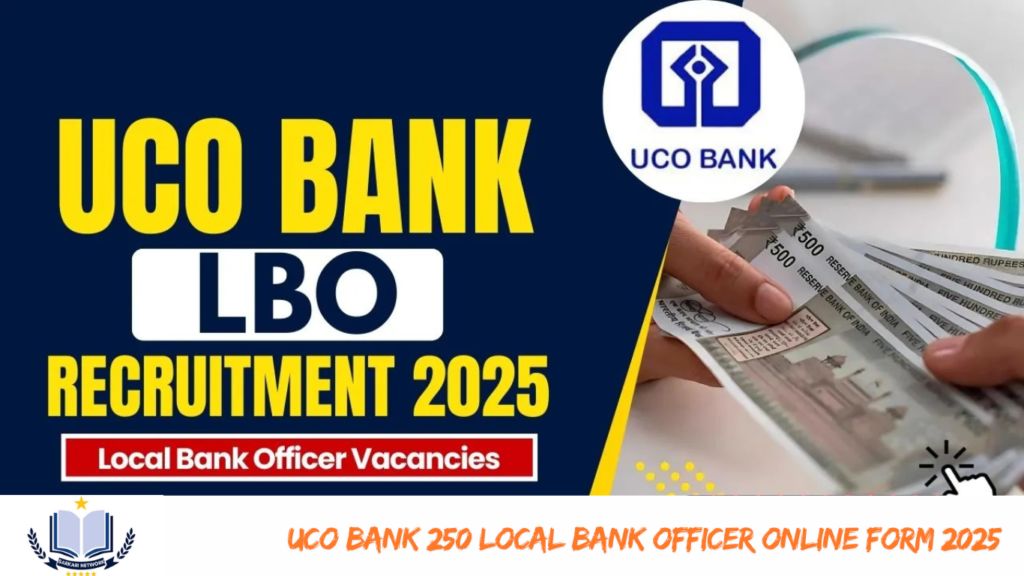 UCO Bank 250 Local Bank Officer Online Form 2025