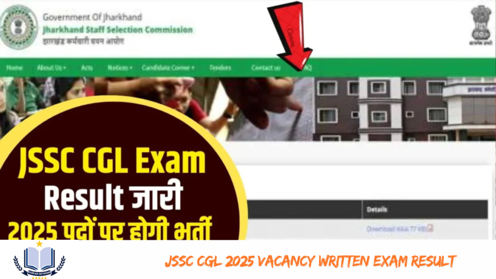 JSSC CGL 2025 Vacancy Written Exam Result