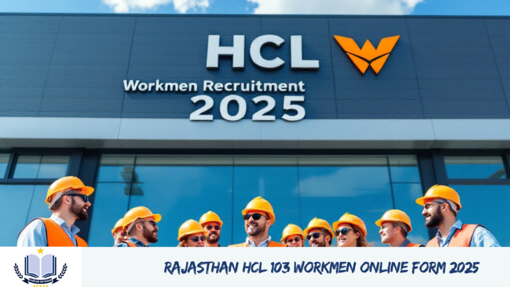 Rajasthan HCL 103 Workmen Online Form 2025