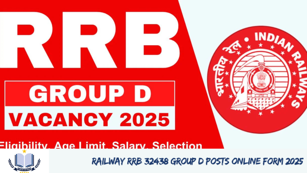 Railway RRB 32438 Group D Posts Online Form 2025