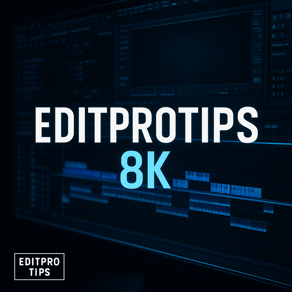 Editprotips 8K Mastering 8K Video Editing with Editpro Tips