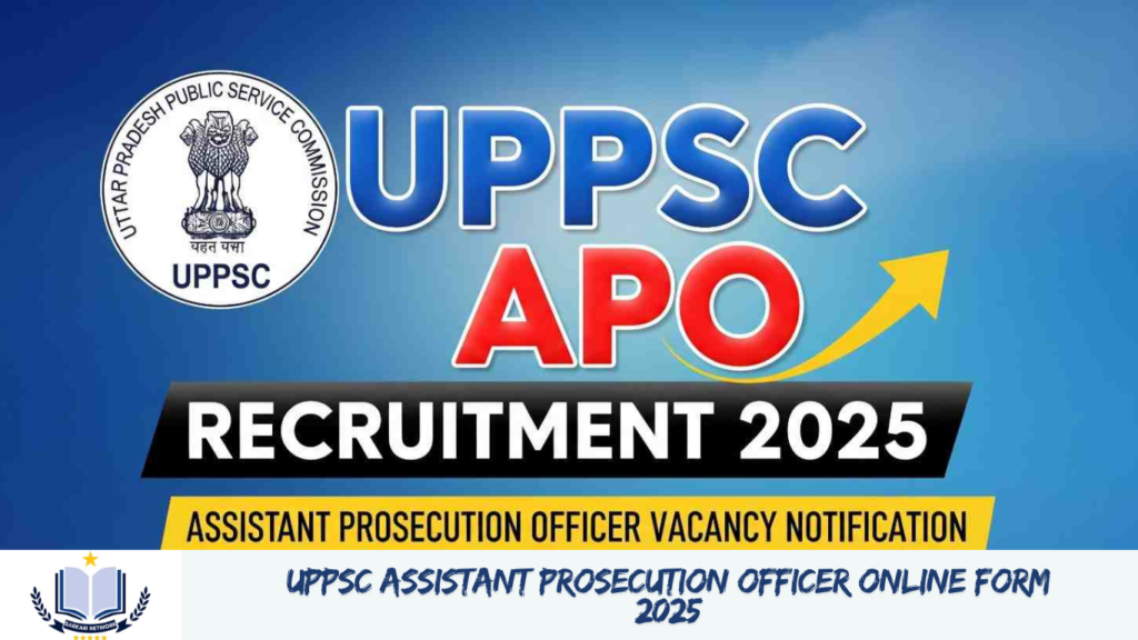 UPPSC Assistant Prosecution Officer Online Form 2025