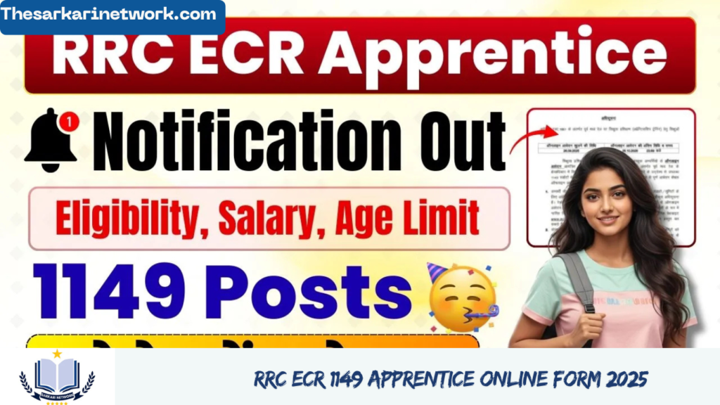 RRC ECR 1149 Apprentice Online Form 2025