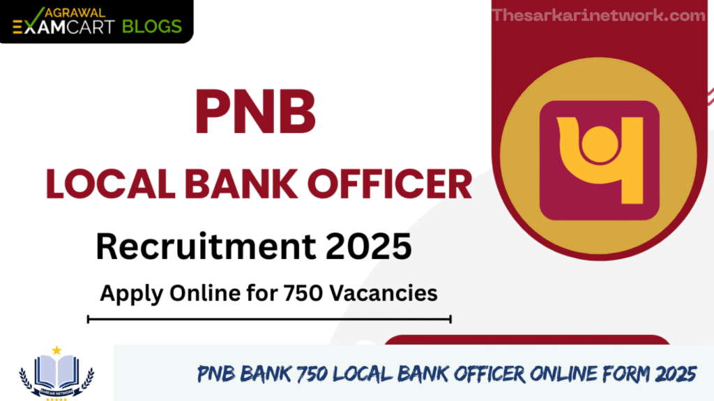 PNB Bank 750 Local Bank Officer Online Form 2025